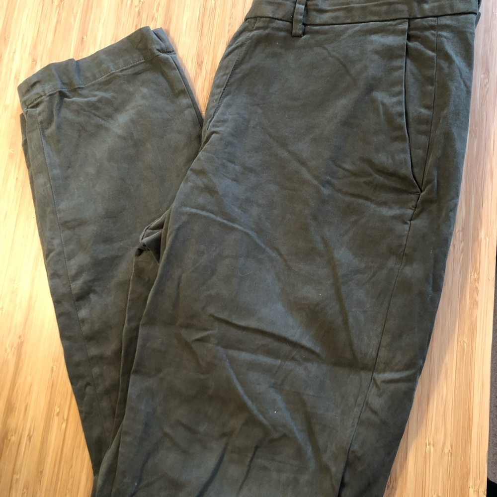 Banana Republic Slim Fit Olive Pants